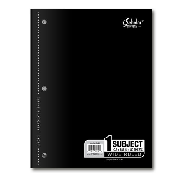 1 Subject Coil-less Notebook Wide Ruled 10581 - Image 2