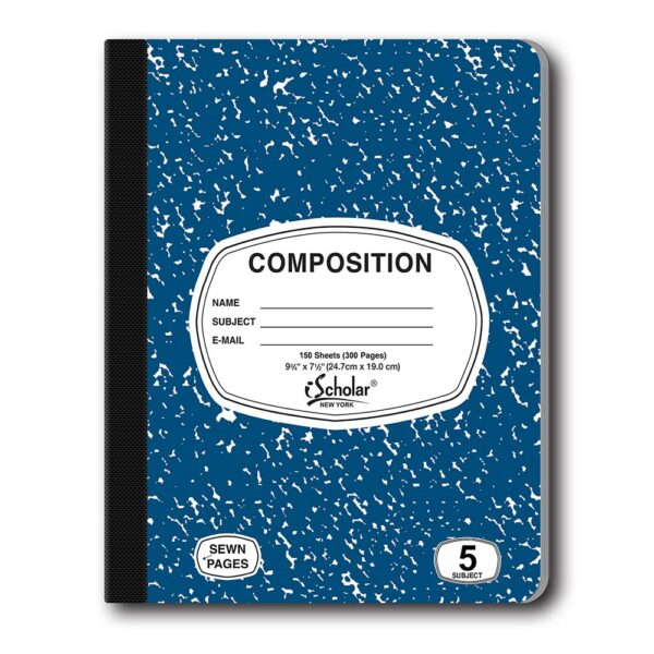 5 Subject Color Composition Notebook 18115