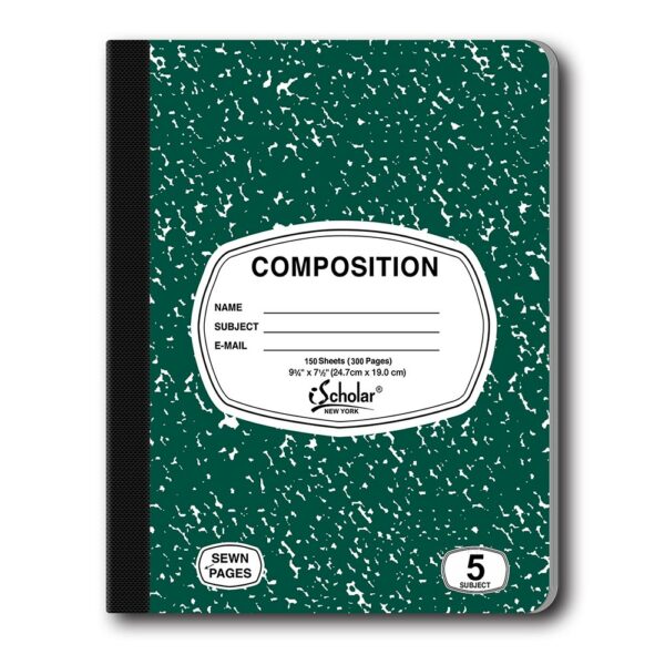 5 Subject Color Composition Notebook 18115 - Image 2