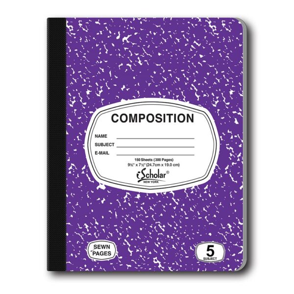 5 Subject Color Composition Notebook 18115 - Image 3