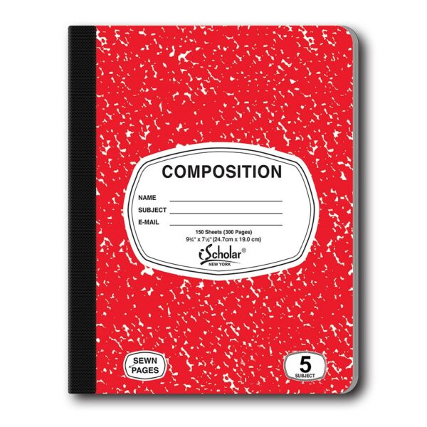 5 Subject Color Composition Notebook 18115 - Image 4