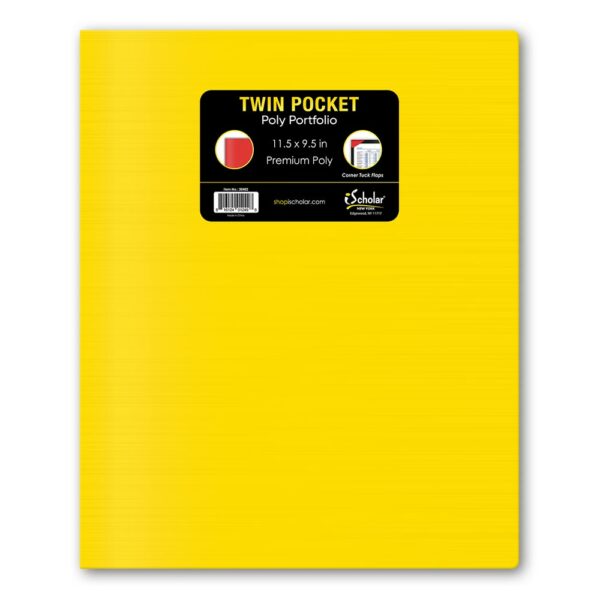 Twin Pocket Poly Portfolio without Hole Punch 30402 - Image 2