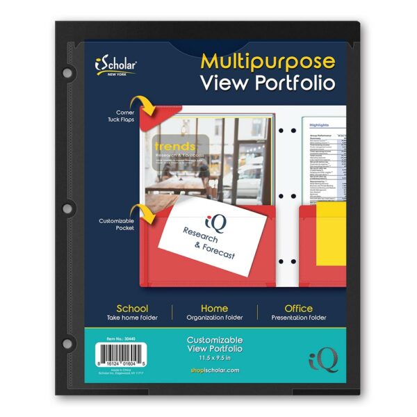 Twin Pocket View Poly Portfolio 30440