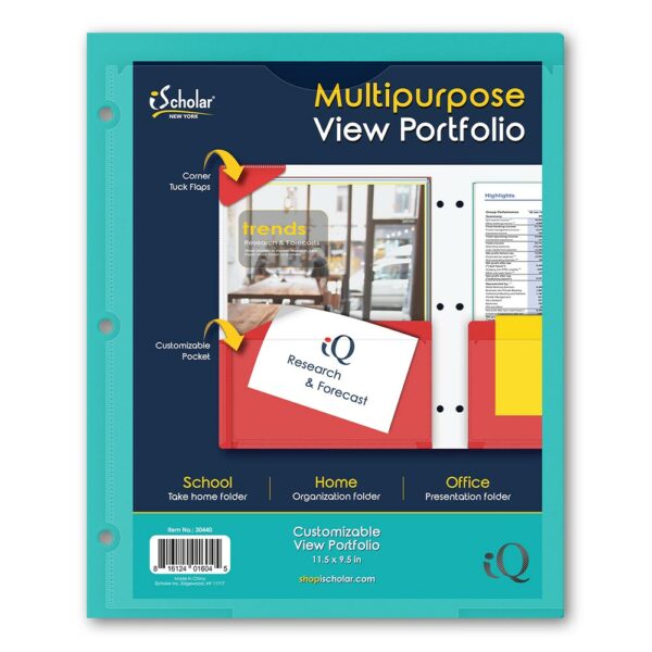 Twin Pocket View Poly Portfolio 30440 - Image 2