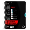 iQ 1 Subject Poly Notebook 8.35" x 6" Double Wire 58611 - Image 2