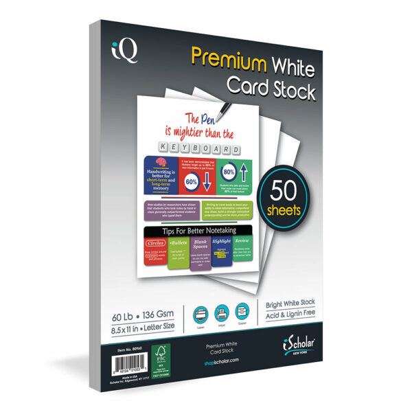 iQ Premium White Card Stock 80960